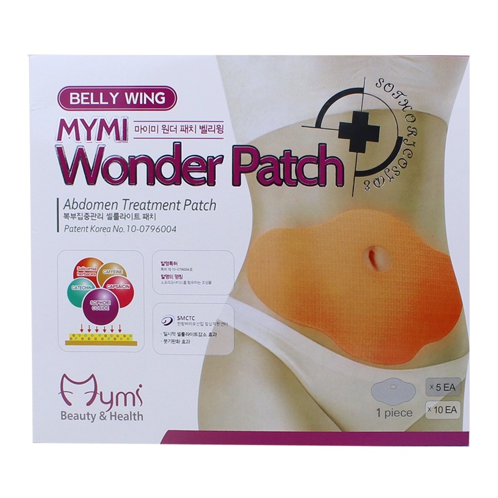 รูปภาพรายละเอียดของ แผ่นแปะลดหน้าท้อง แผ่นแปะลดพุง Mymi Wonder Patch รุ่น WonderPatch-00C-J1