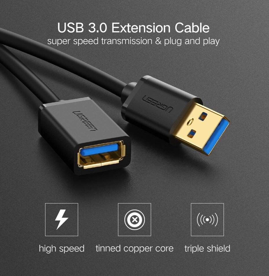 1.5M USB 3.0 A Male to B Micro Male Extension Cable Cord Samsung Galaxy Note 3