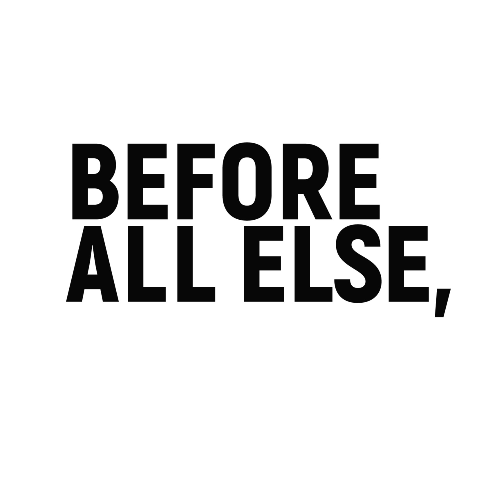 ช้อปออนไลน์ BEFORE ALL ELSE, | Lazada Thailand