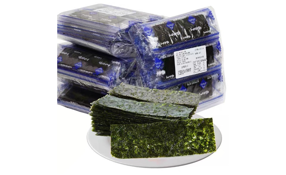 คำอธิบายเพิ่มเติมเกี่ยวกับ Seaweed seaweed sheet seaweed Korean raft ็ assorted 100 PCs candy food dry seaweed