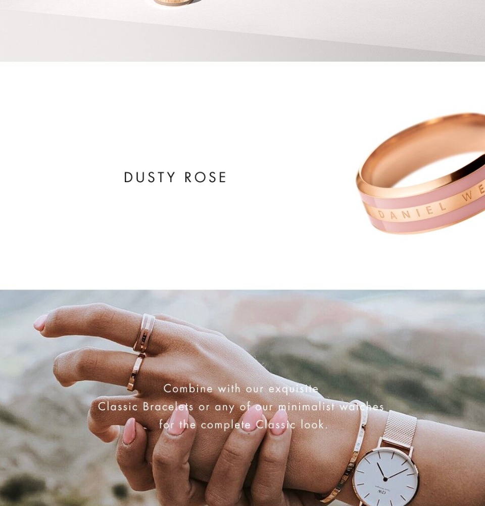 Daniel Wellington Classic Ring Dusty Rose Gold - DW OFFICIAL