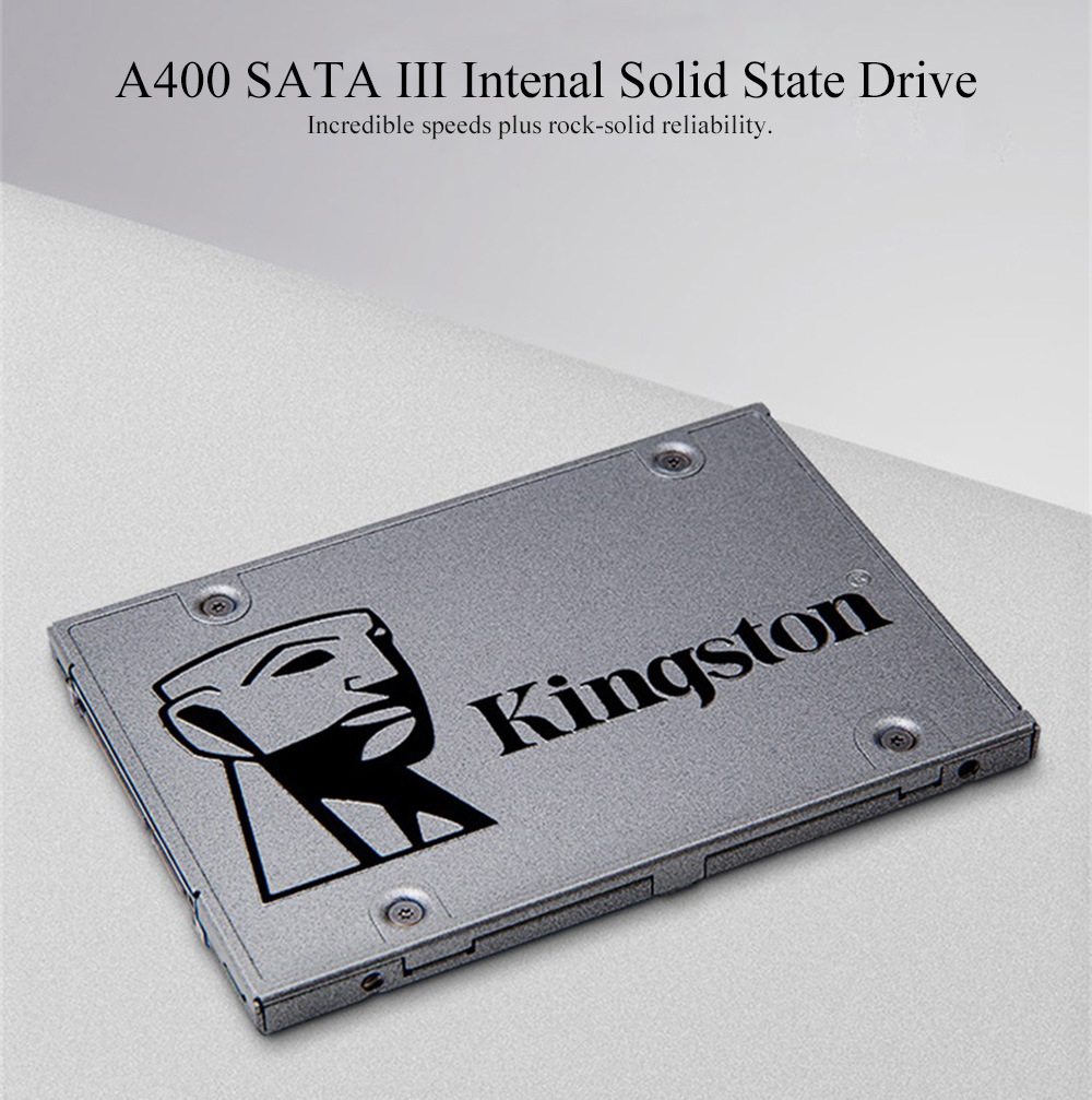 ข้อมูลเพิ่มเติมของ 【จัดส่งในพื้นที่】120GB/240GB/480GB/960GB/SSD (เอสเอสดี) KINGSTON A400 SATA III 2.5”สำหรับโน๊ตบุ๊ค และ คอมพิวเตอร์ตั้งโต๊ะ ( SA400S37/480G ) - รับประกัน 1 ปี