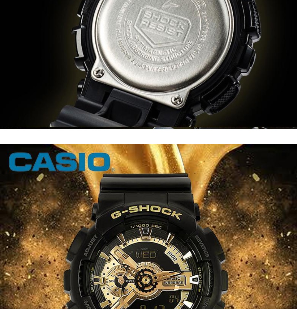มุมมองเพิ่มเติมเกี่ยวกับ Ca sio G-S hock นาฬิกาอิเล็กทรอนิกส์ กันน้ำ 3 เมตรดูกีฬา 【 การเดินทางจากกรุงเทพ】