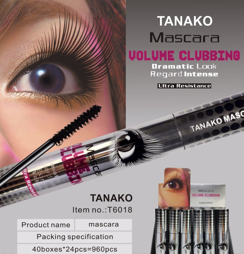 เกี่ยวกับสินค้า H6018  🖤 มาสคาร่า TANAKO มาสคาร่าตาโต ขนตาเด้ง ไม่แพนด้าระหว่างวัน ทาแล้้วทำให้ขนตา งอน เด้งนาน