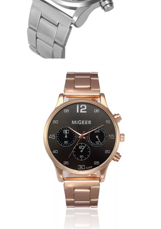 เกี่ยวกับ Riches Mall RW110 นาฬิกาผู้ชาย นาฬิกา วินเทจ ผู้ชาย นาฬิกาข้อมือผู้หญิง นาฬิกาข้อมือ นาฬิกาควอตซ์ Watch สายสแตนเลส พร้อมส่ง