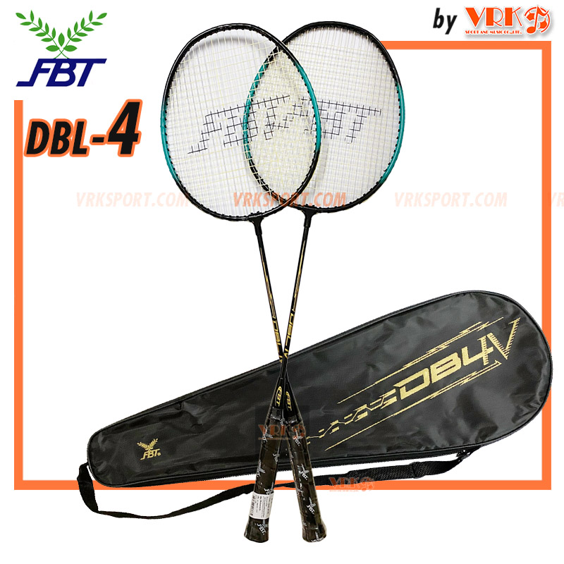 คำอธิบายเพิ่มเติมเกี่ยวกับ FBT ไม้แบดมินตันคู่ พร้อมกระเป๋าใส่ รุ่น DBL 4 - (1แพ็คไม้แบดมินตัน 2 อัน) Badminton Racket
