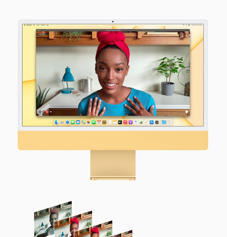 มุมมองเพิ่มเติมเกี่ยวกับ Apple iMac : M1 chip with 8‑core CPU and 8‑core GPU, 512GB SSD, 24-inch Retina 4.5K display
