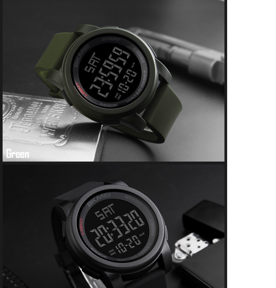 เกี่ยวกับ Riches Mall SKMEI 1257 ของแท้100% นาฬิกาข้อมือ นาฬิกาดิจิตอล (พร้อมส่ง) นาฬิกาผู้ชาย นาฬิกาผู้หญิง นาฬิกาSkmei (มีเก็บเงินปลายทาง) RW226