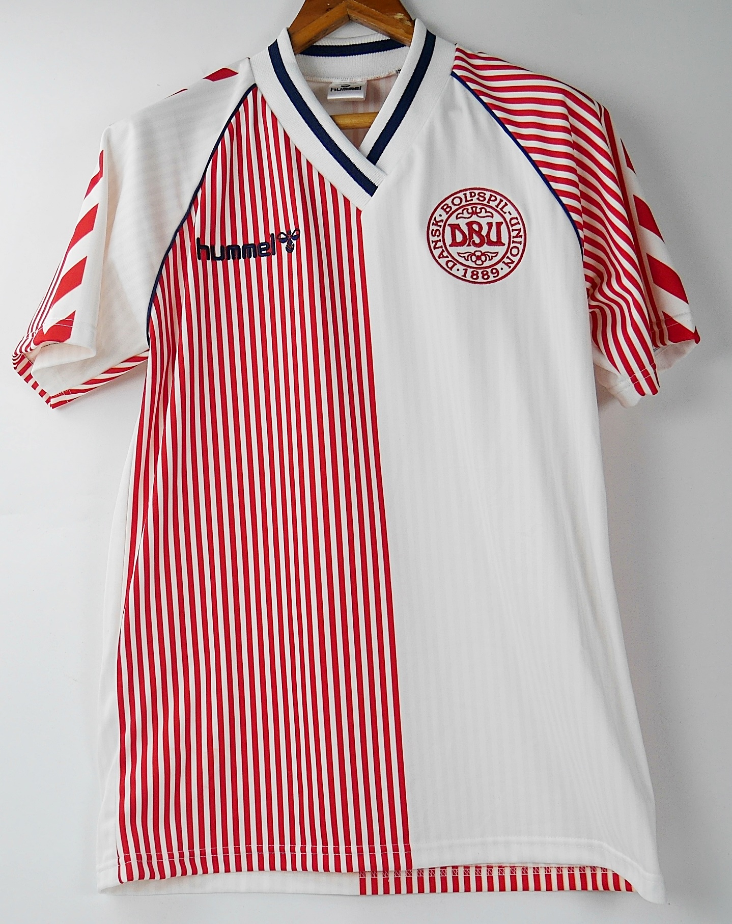 denmark 1986 world cup shirt