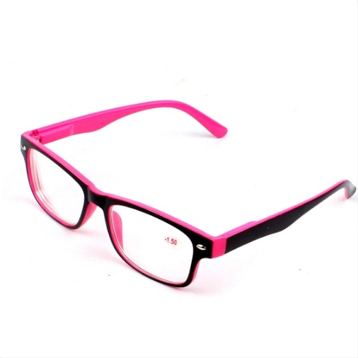 ภาพที่ให้รายละเอียดเกี่ยวกับ แว่นสายตาสั้น 85888DM พร้อมกล่อง คละสี  รุ่น Short-Sighted-square-Glasses-03c-K2