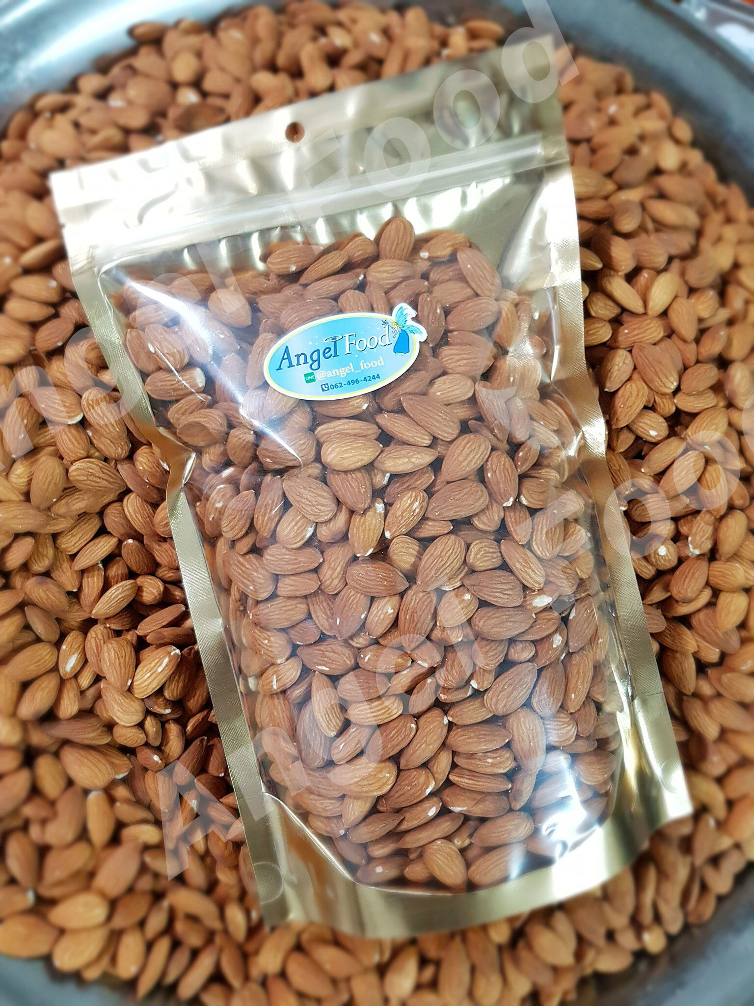 รายละเอียดเพิ่มเติมเกี่ยวกับ อัลมอนด์อบ ธรรมชาติ Natural Roasted Almonds [ขนาด 1,000 กรัม] ไม่ใส่เกลือ พร้อมรับประทาน สดใหม่ กรอบ อร่อย